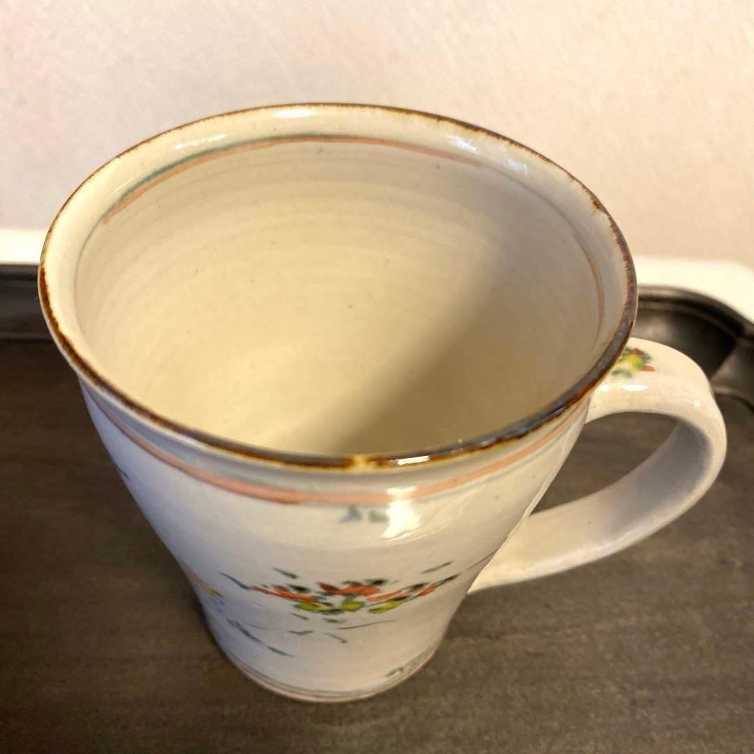 藤田佳三さん　色絵　マグカップ