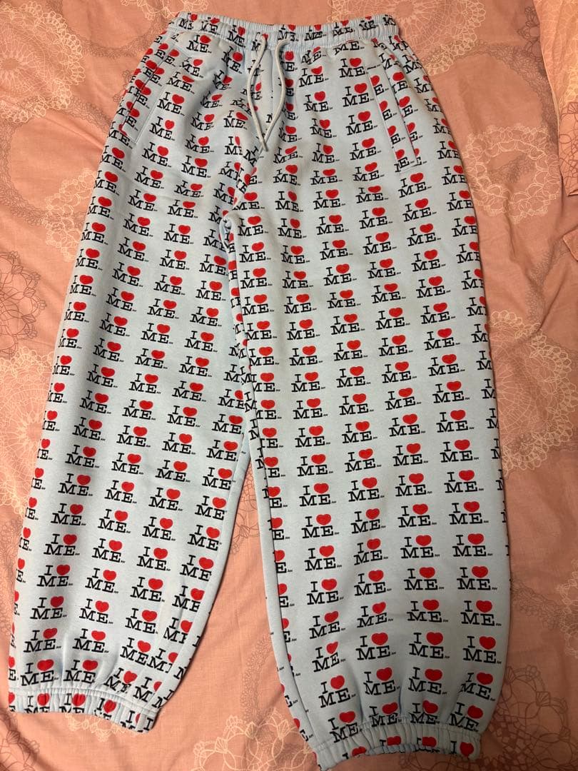 ASHLEY WILLIAMS I ♥︎ ME 水色　スウェットパンツ