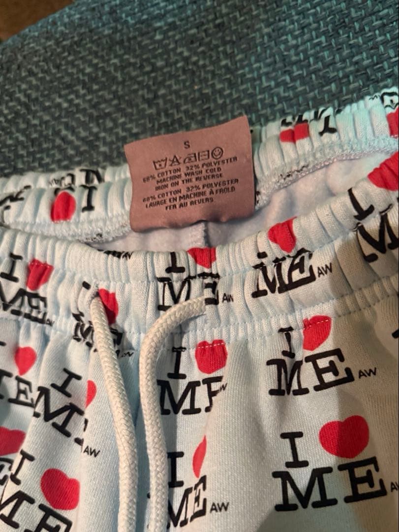 ASHLEY WILLIAMS I ♥︎ ME 水色　スウェットパンツ