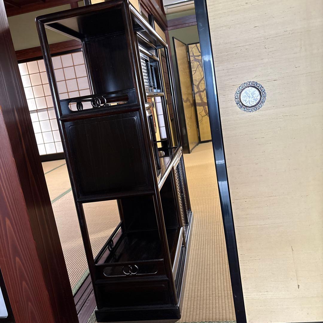 茶箪笥　　飾り棚　昭和レトロ　和家具