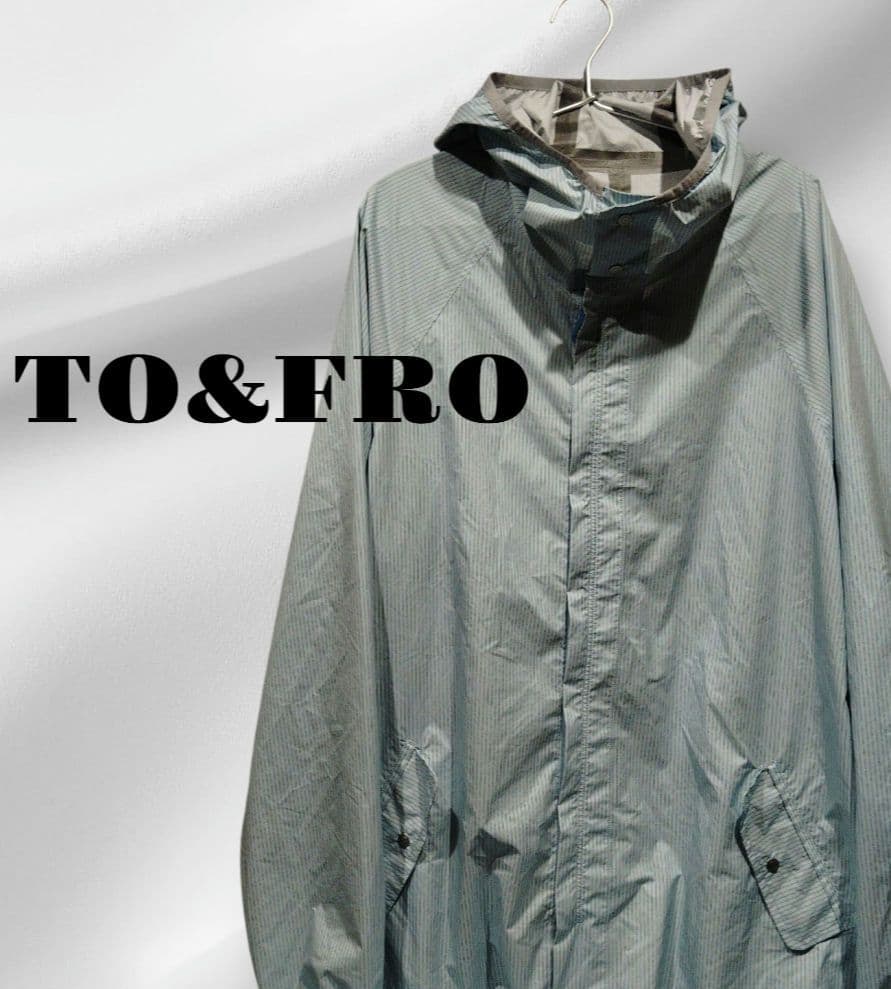 TO&FRO　トゥーアンドフロー　レインコート　ポンチョ　L　日本製　撥水