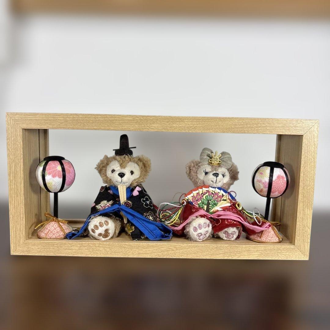 【極美品】ひな人形　ディズニー　ダッフィー　シェリーメイ　ケース入り