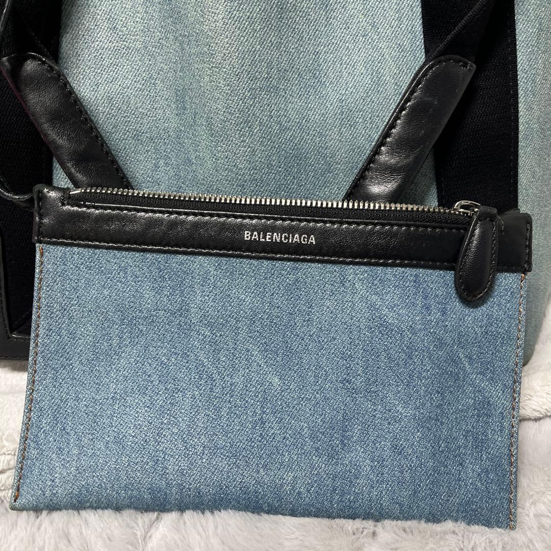 BALENCIAGA トートバッグ デニム/レザー