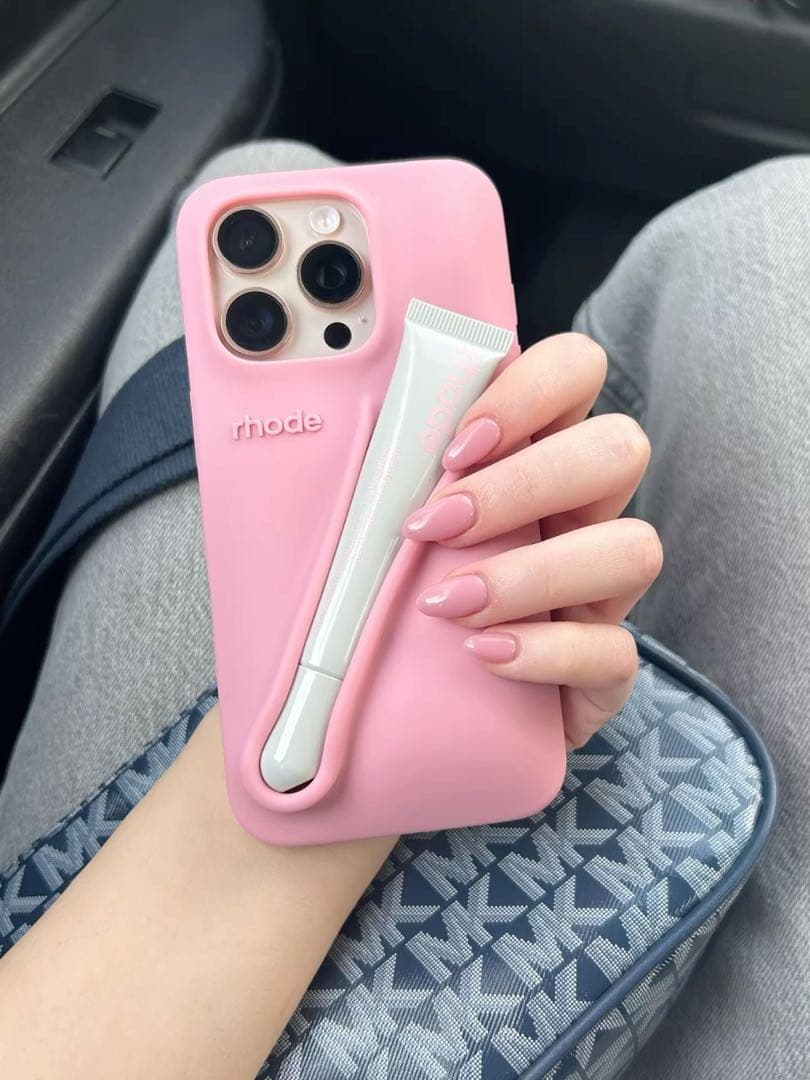 【yuua】rhode ribbonケース vanillaリップ付き