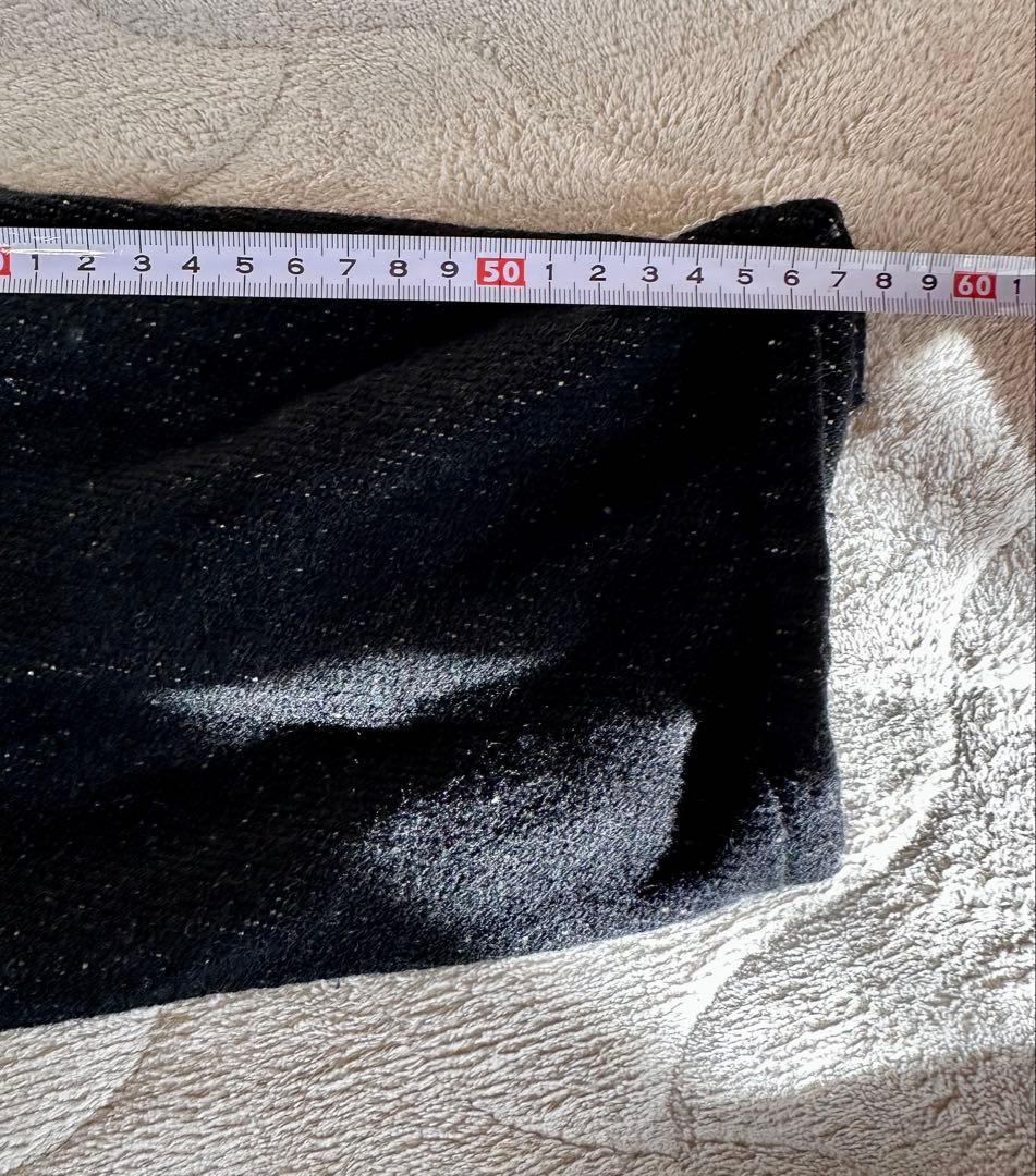 ポストオーバーオールズ　日本製　ブラック　コットン✖️ナイロン生地