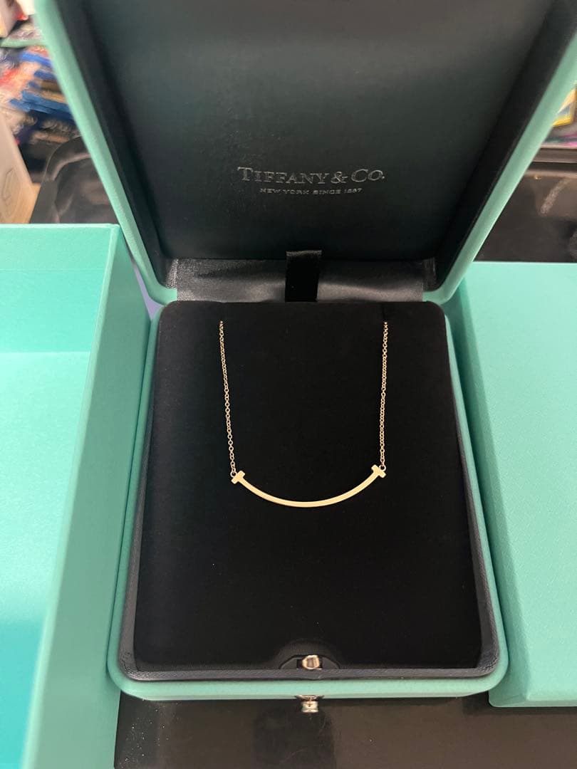 新品　ティファニーtスマイルスモールピンクゴールド