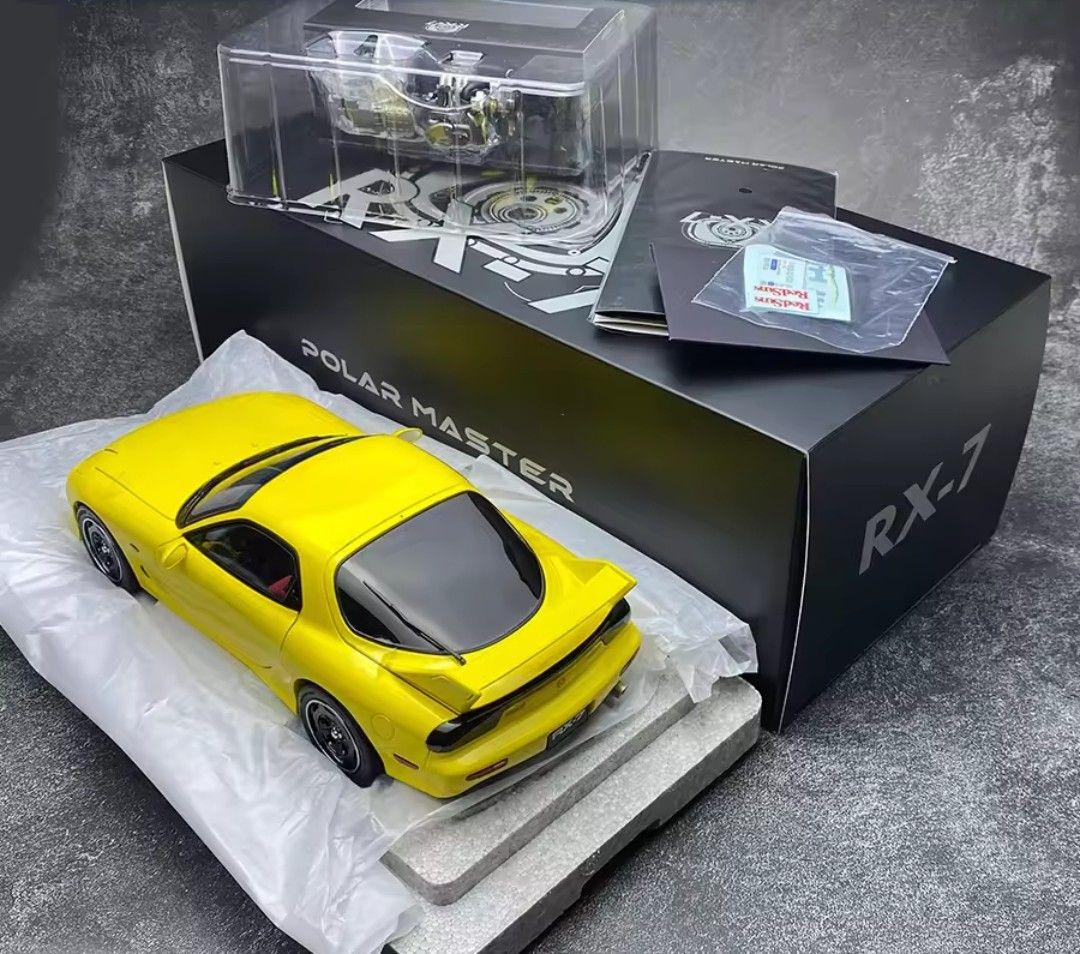 専用品　ポーラーマスター　1/18　RX-7　頭文字D　高橋啓介　マツダスピード