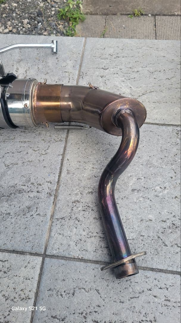フュージョン用 マフラー ステンレススチール マフラー