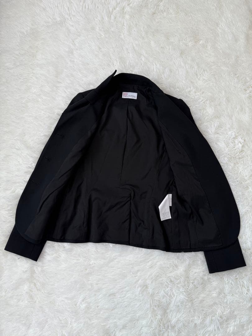 美品　red valentino ジャケット　リボン　毛混　フォーマル　イタリア