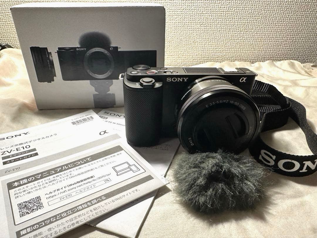 SONY ZV-E10 ミラーレス一眼カメラ ズームレンズ付