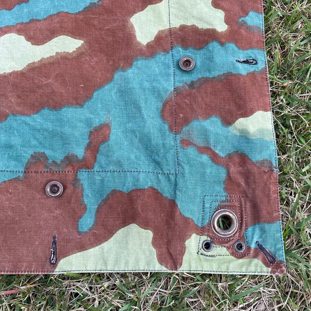 【入手困難】イタリア軍幕　サンマルコ迷彩　１枚　テント　ミリタリー　野営