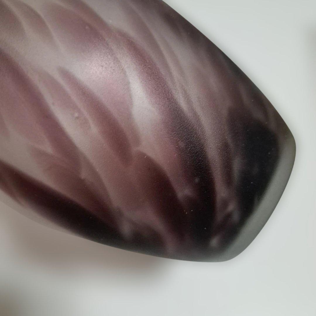 1/11限り【ガラス工芸家　藤田喬平】手吹きガラス工芸品　花瓶　高さ約30cm