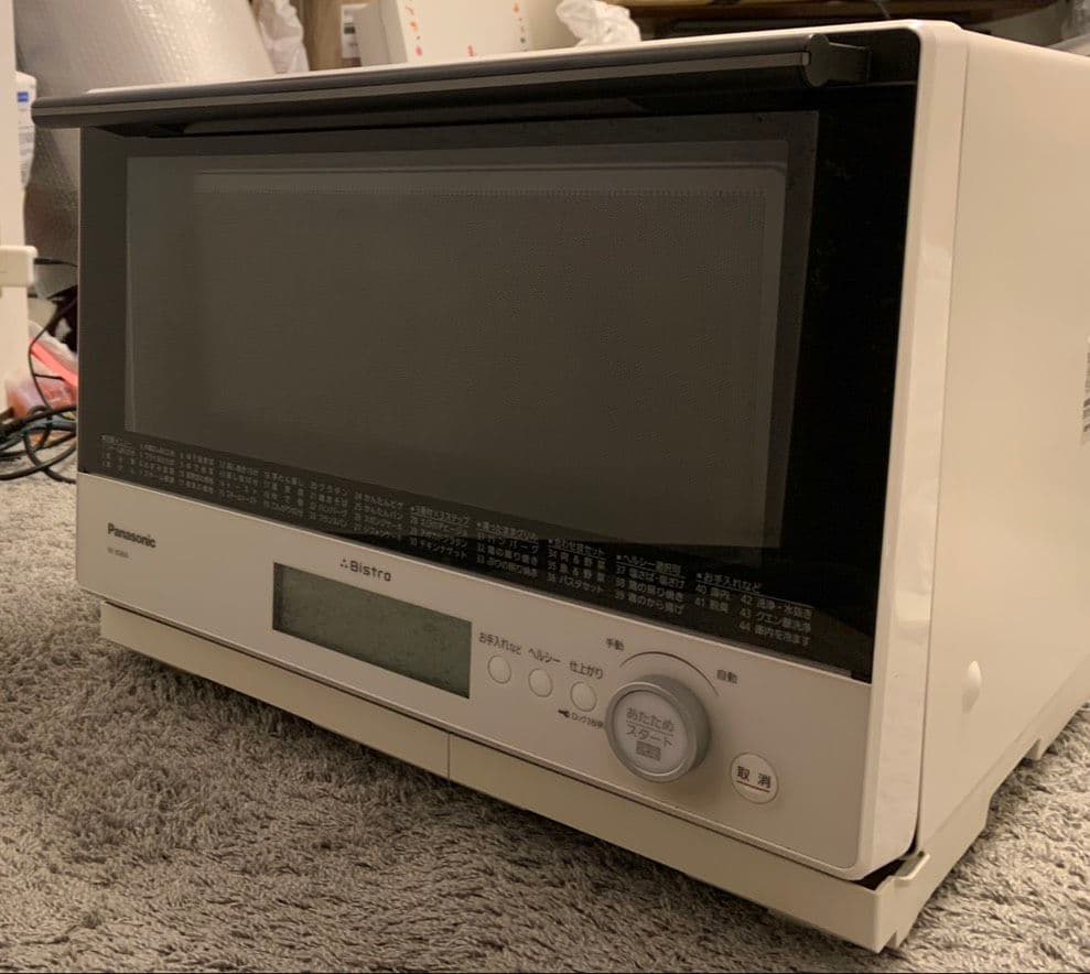 PANASONIC NE-BS806 ホワイト　オーブンレンジ　天板なし