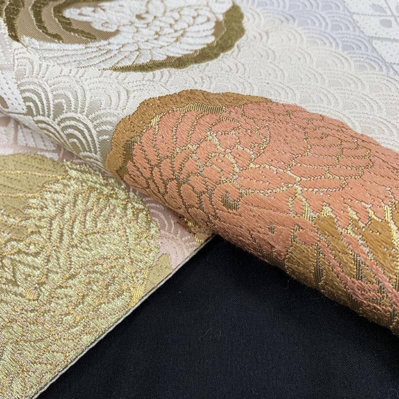 502my28◆鳳凰丸四菱文 袋帯 卒業式 入学式 式典◆美品