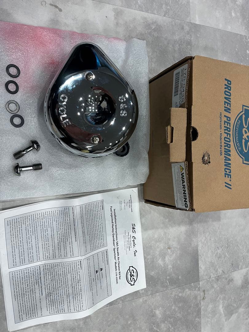 S&S Air Cleaner クローム　ハーレー　スポーツスター