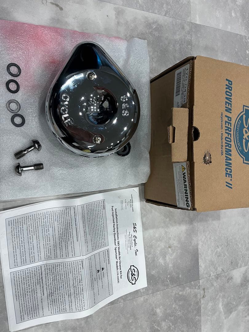 S&S Air Cleaner クローム　ハーレー　スポーツスター