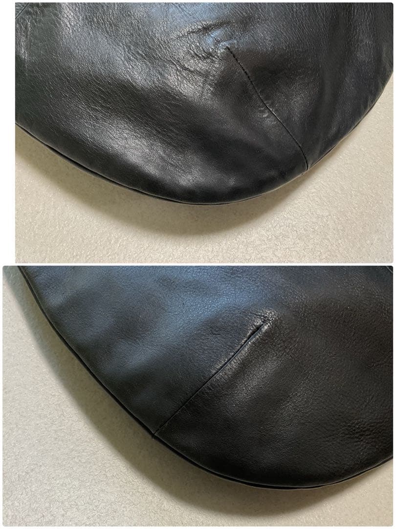 アニエスベー 本革ワンショルダーバッグ スタッズ使い セール中♪