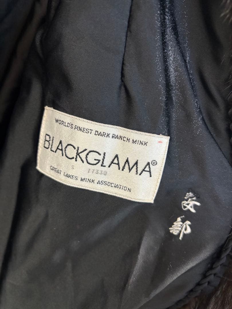 EMBA ブラックグラマミンク ロングコート