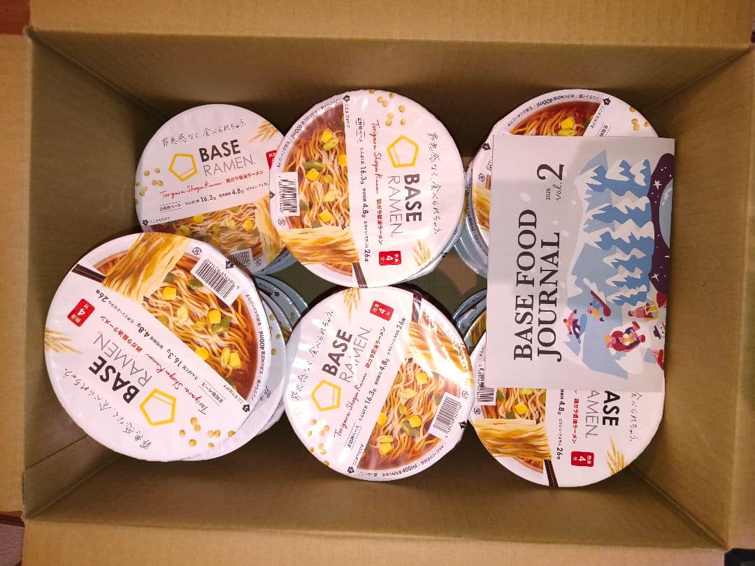 ベースフード　醤油ラーメン　24個