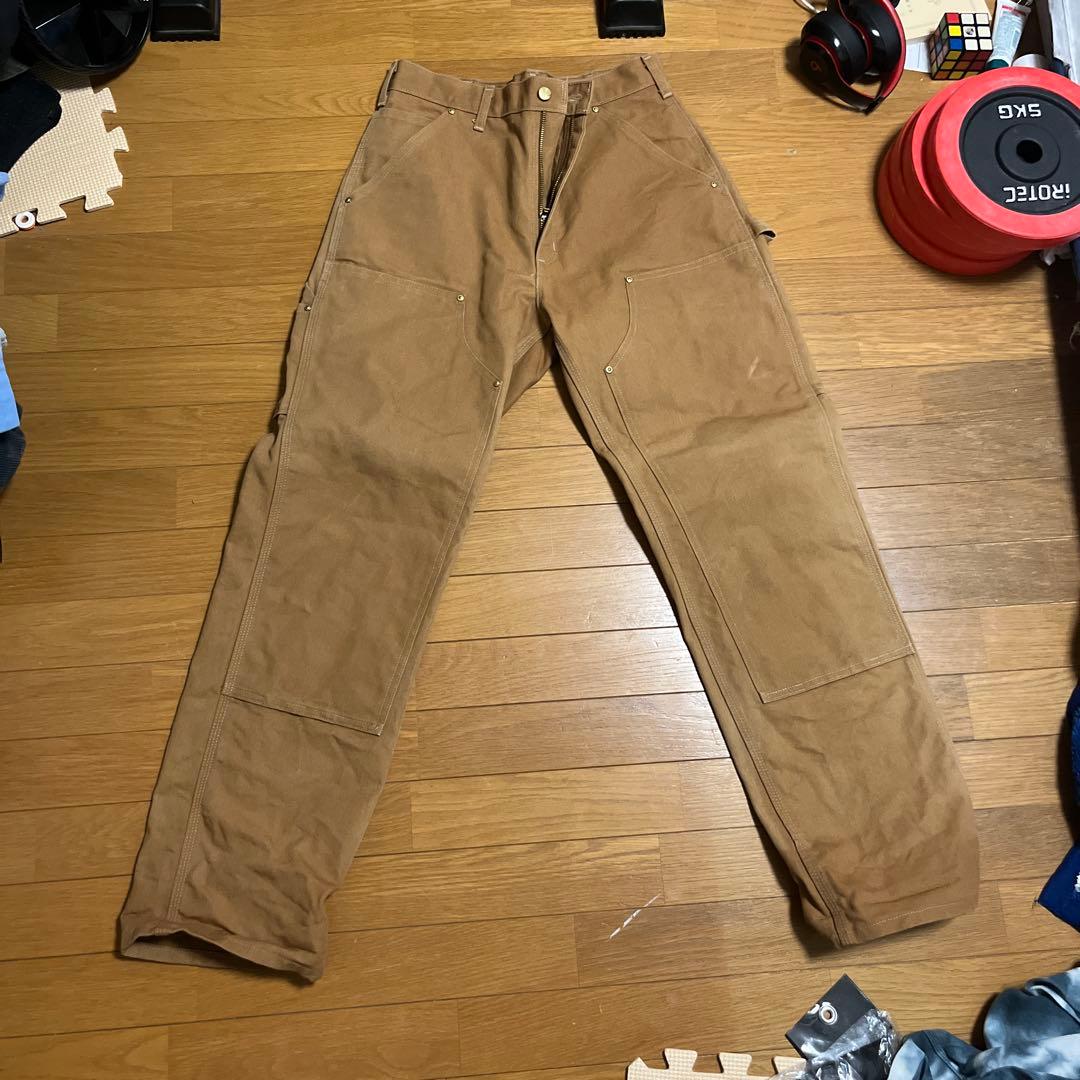 パンツ Carhartt ICONIC FIRM DUCK DOUBLE-KNNE