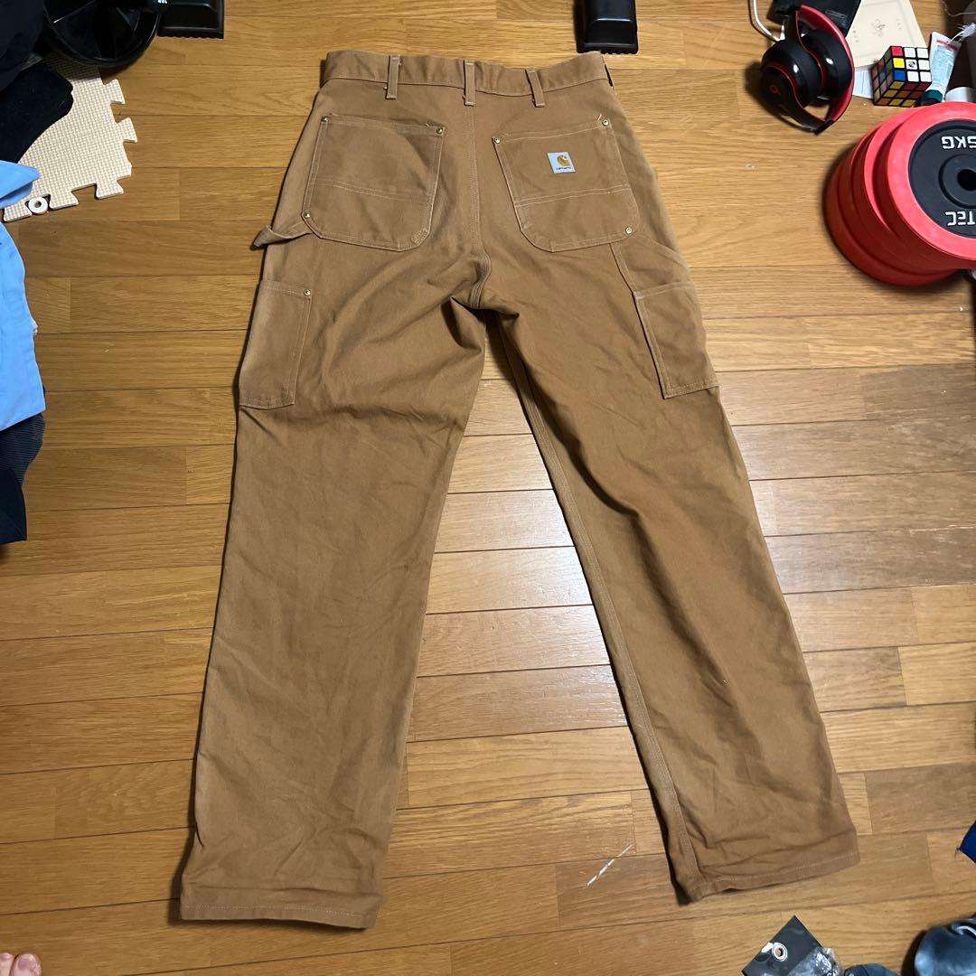 パンツ Carhartt ICONIC FIRM DUCK DOUBLE-KNNE