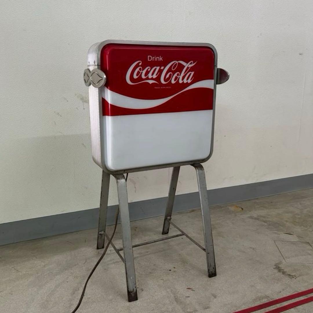 【コカコーラ】ライトアップ両面看板⭐︎昭和レトロ⭐︎純喫茶※動作確認済