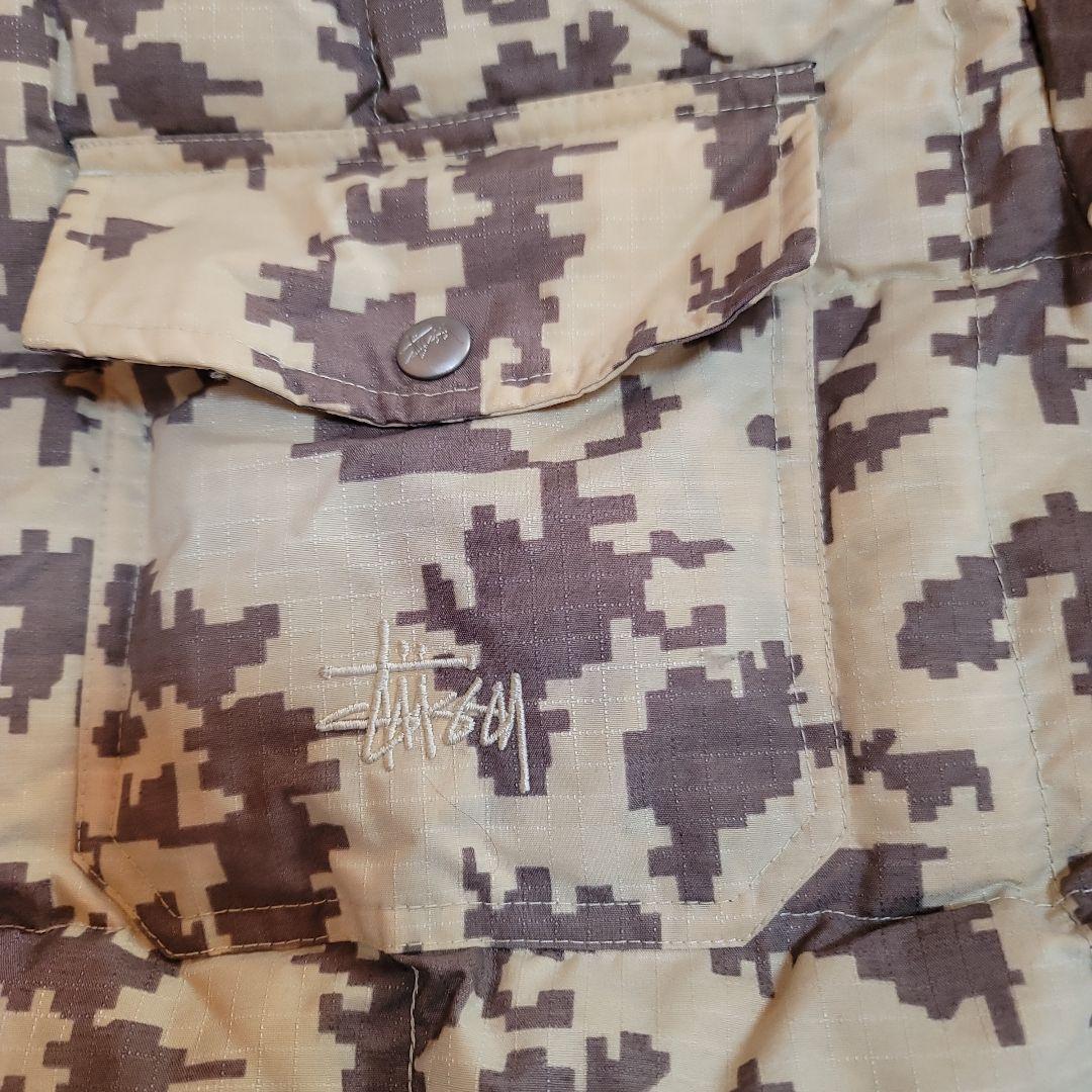 稀少 STUSSY 迷彩ダウンジャケット Mサイズ