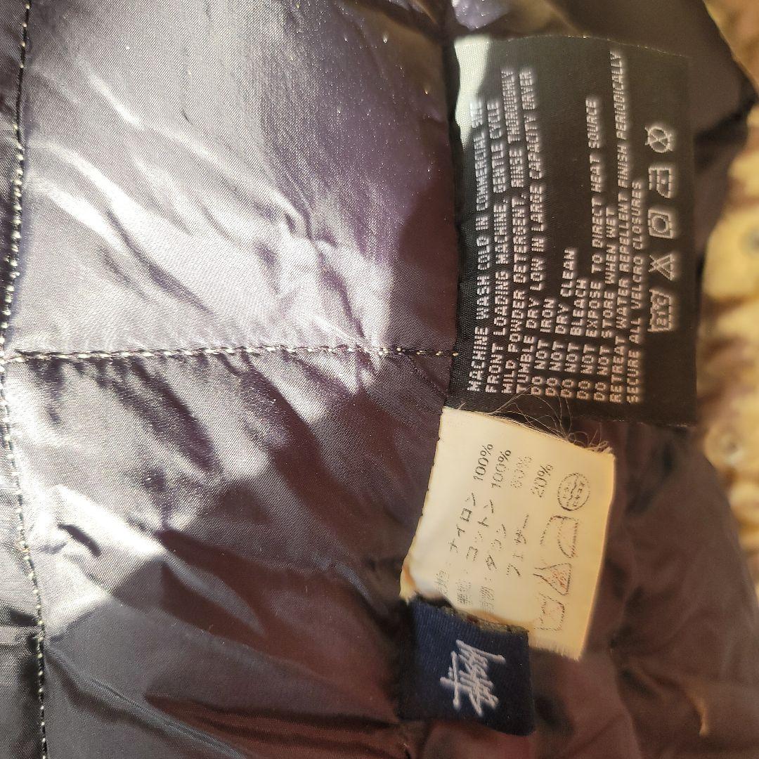 稀少 STUSSY 迷彩ダウンジャケット Mサイズ