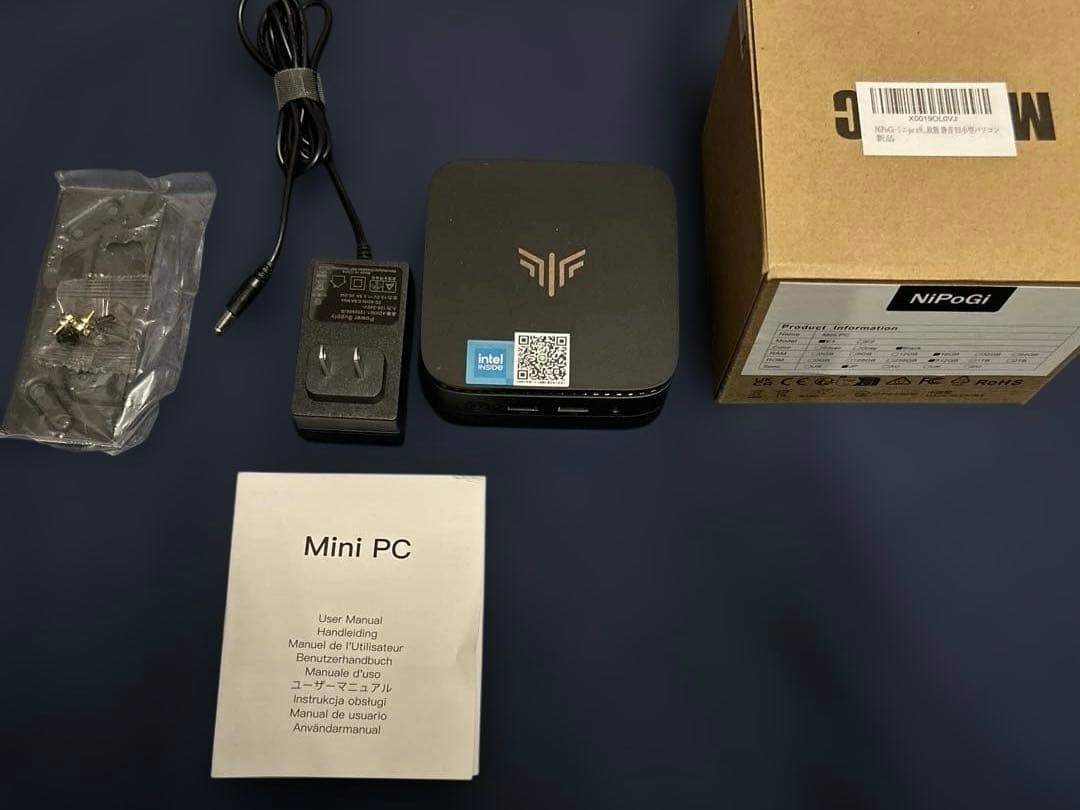 NiPoGi ミニPC E1 N97 16GB+512GB