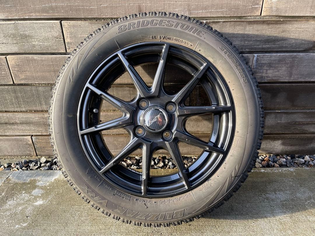 155/65R14スタッドレスタイヤホイールセット