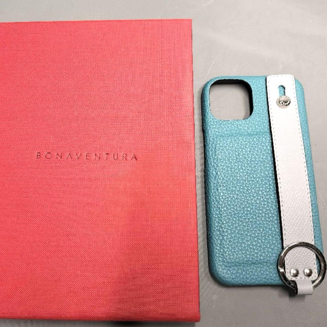 未使用　BONAVENTURA ボナベンチュラ　iPhone14ケース　ブルー