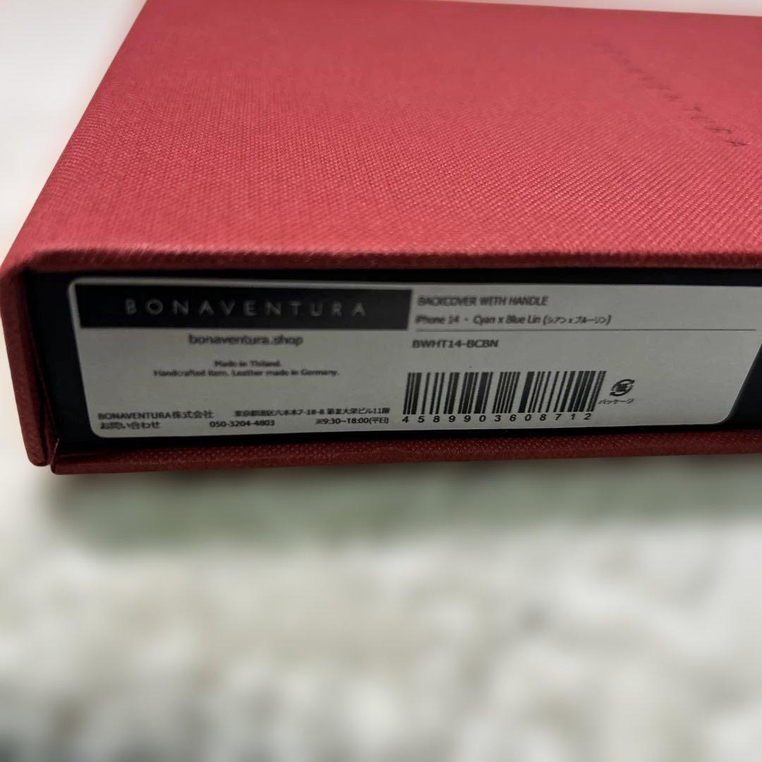 未使用　BONAVENTURA ボナベンチュラ　iPhone14ケース　ブルー