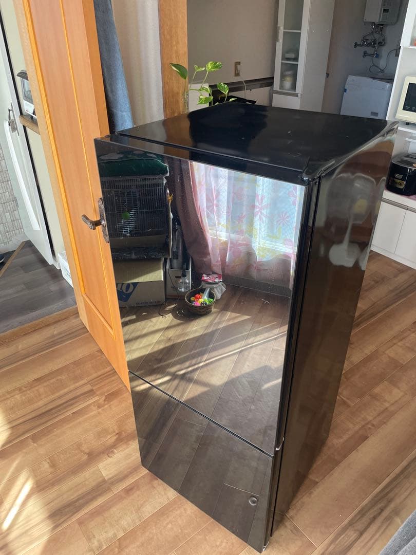 アズマ 2ドア 冷蔵庫 MR-GL170 ブラック 170L 電気冷凍冷蔵庫