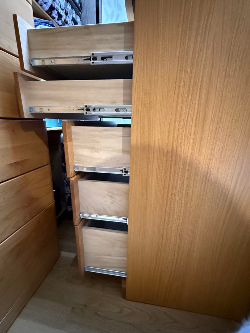 天然木 カグクロ　ローチェスト