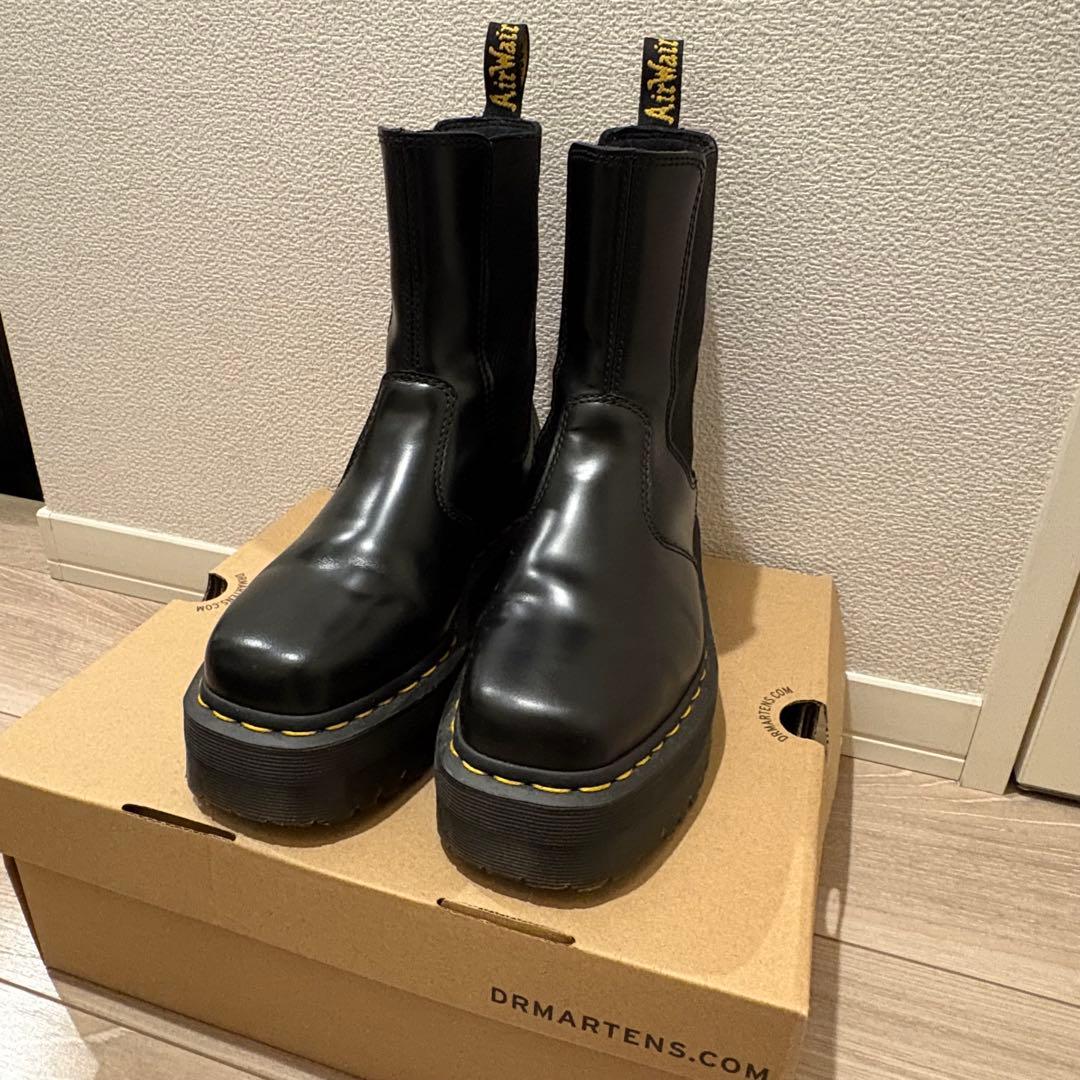 美品Dr. Martens マーチン チェルシー サイドゴアブーツ 厚底23cm