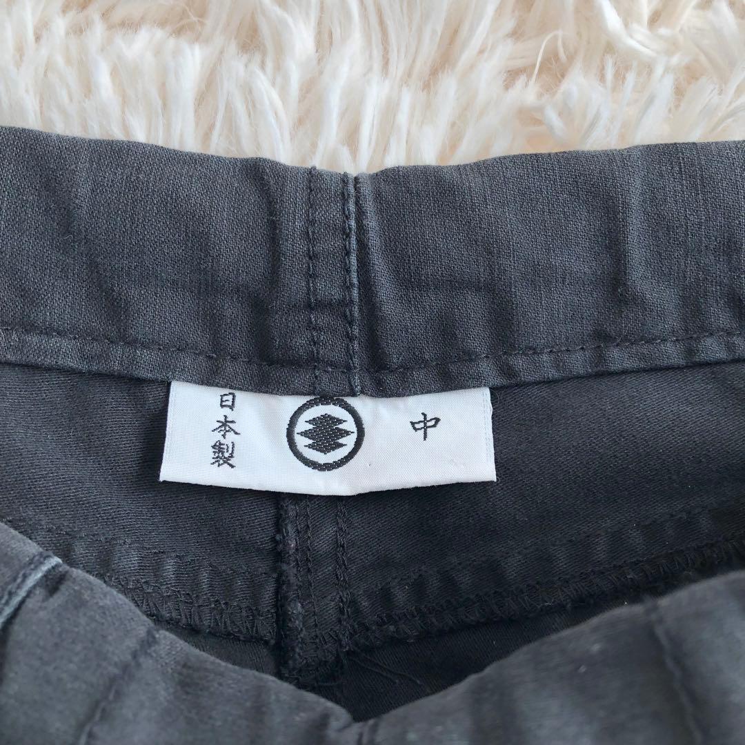 義志 YOSHIYUKI　カーゴパンツ　カンフーパンツ　ブラック　忍者パンツ