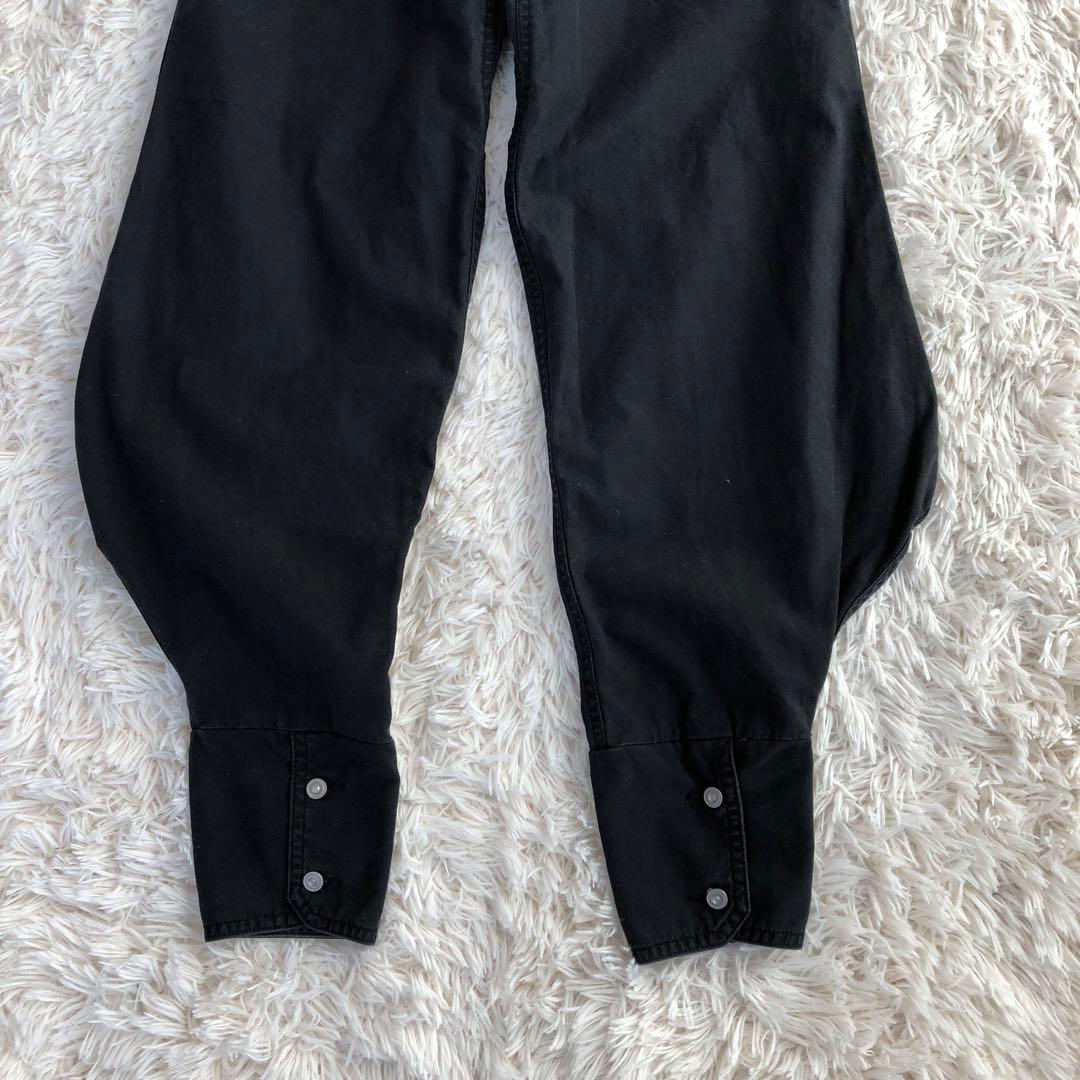 義志 YOSHIYUKI　カーゴパンツ　カンフーパンツ　ブラック　忍者パンツ