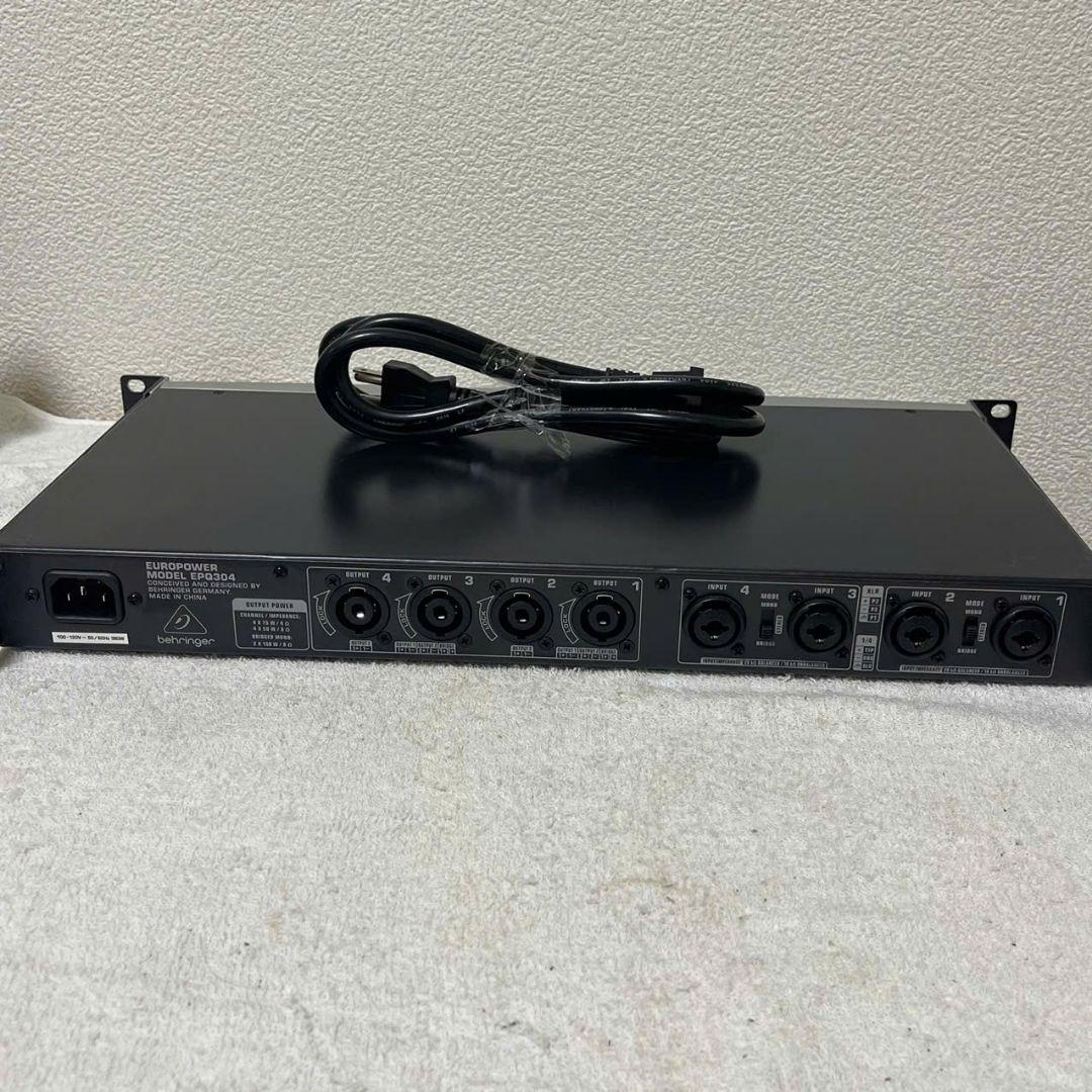 #017 Behringer EPQ304 パワーアンプ 4チャンネル ベリンガ