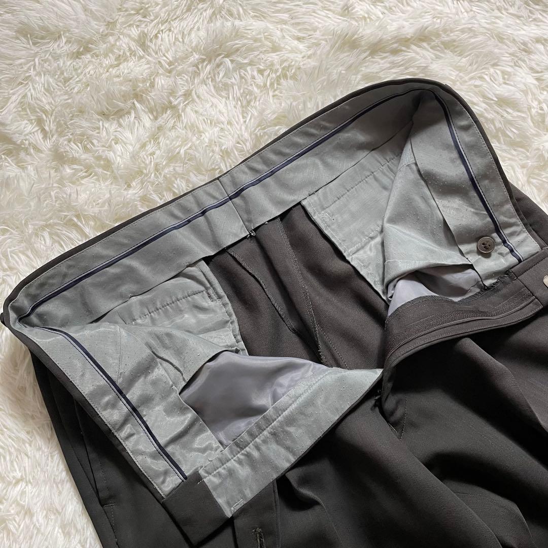 5点セット 3ピース スーツ セットアップ ネクタイ ピンズ 深緑 成人式 XL