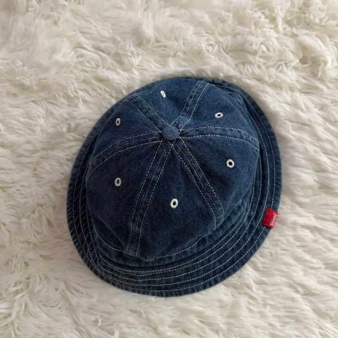 90s-00s OLD STUSSY デニムバケットハットFREEサイズ
