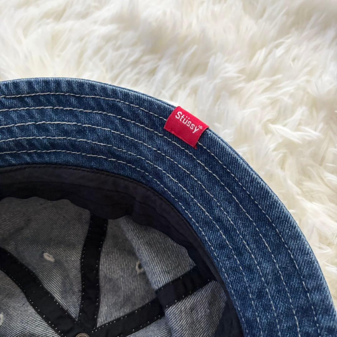 90s-00s OLD STUSSY デニムバケットハットFREEサイズ
