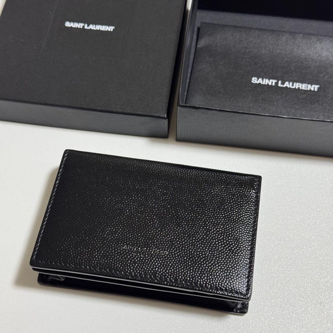 SAINT LAURENT ブラック名刺入れ