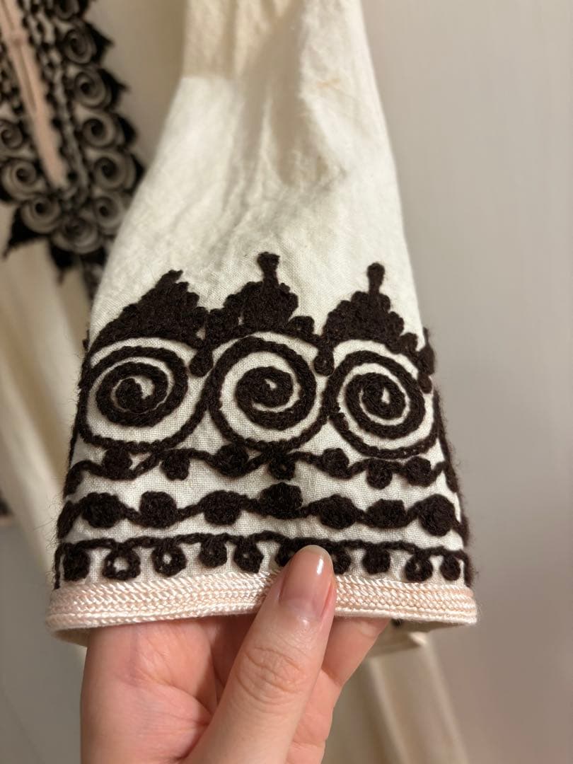 カフタンドレス　ヴィンテージ　古着　民族衣装　モロッコ　中東　ワンピース