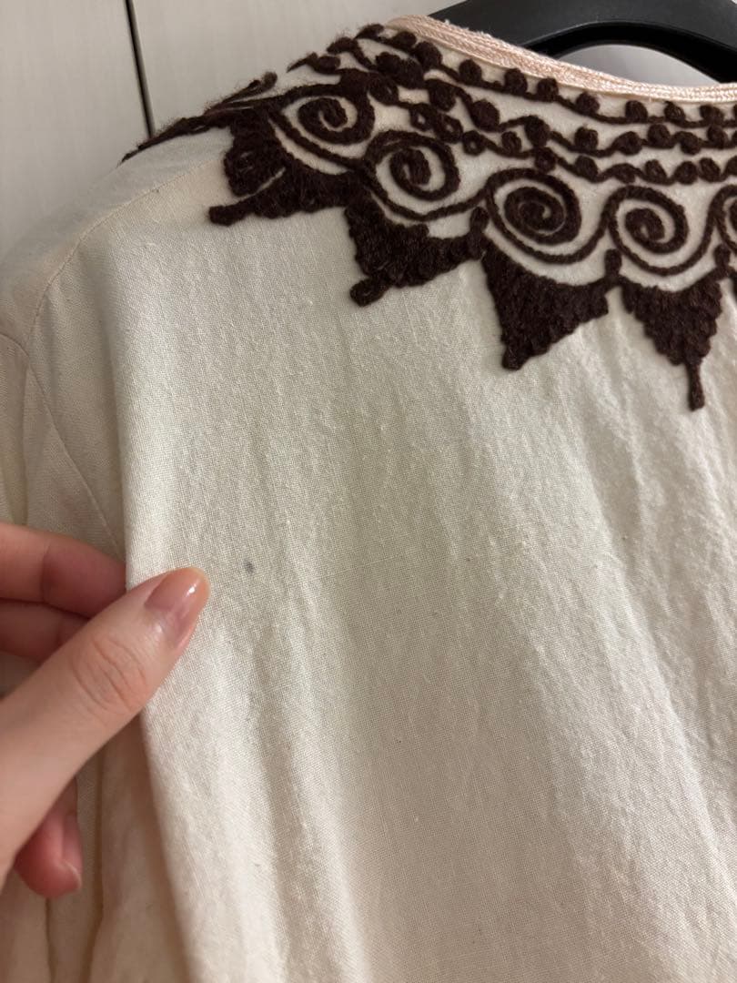 カフタンドレス　ヴィンテージ　古着　民族衣装　モロッコ　中東　ワンピース