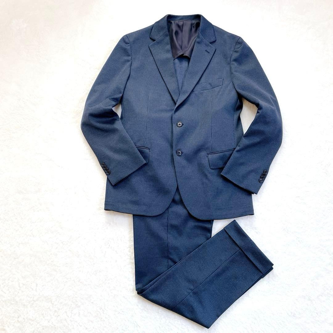 【美品】ユナイテッドアローズ　スーツ　セットアップ　ネイビー