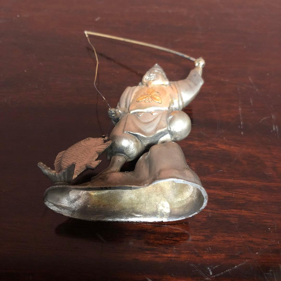 出来の良い純銀の恵比寿像