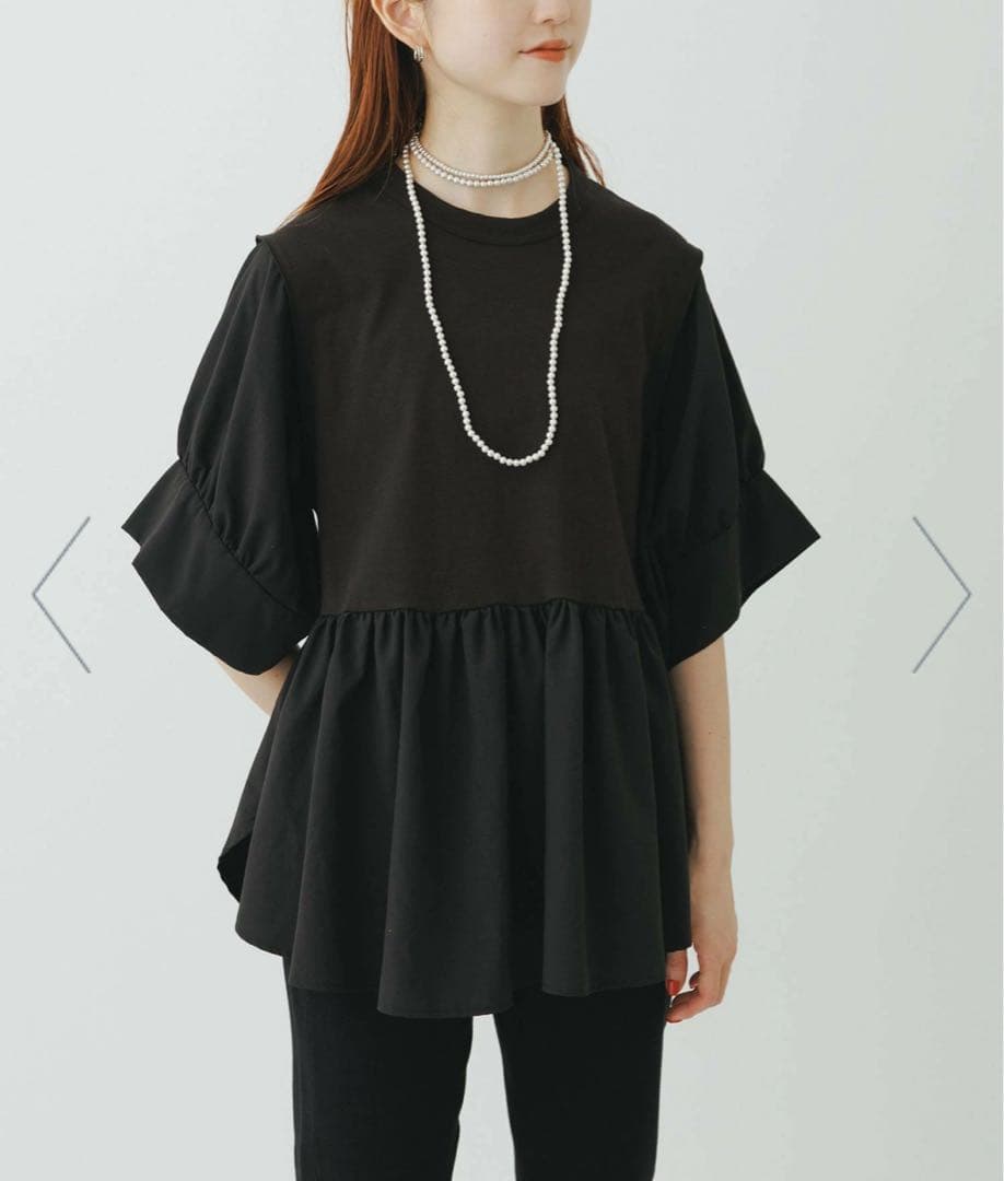 ADAMETROPE'FEMMEバウンスカフスプルオーバーアダムエロペ