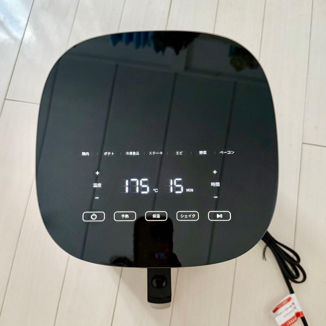 美品 COSORI 4.7L ノンフライヤー ブラック