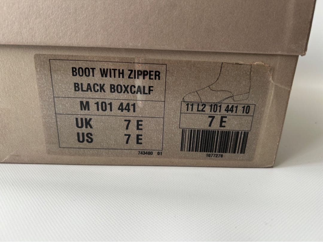 Man J.M.WESTON ジェイエムウェストン ジップブーツ