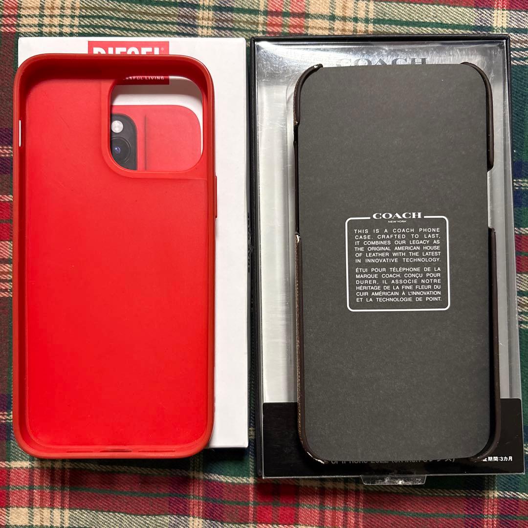 DIESEL & COACH iPhone14Pro Max用ケース セット
